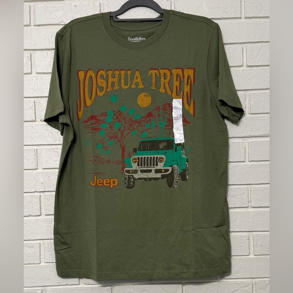 Men’s Goodfellow X Jeep Joshua Tree tee. Size L. NWT